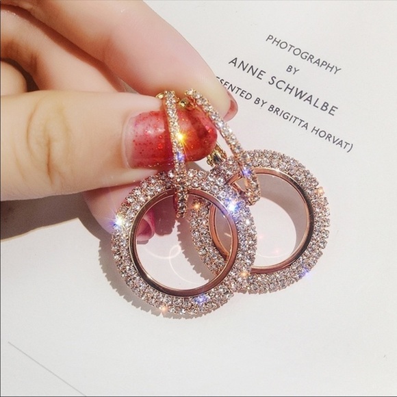 A Dream Come True Jewelry - The Chantelle Earring in Rose Gold